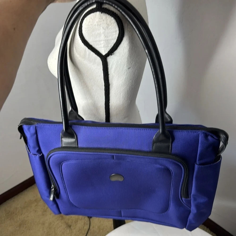 Delsey Blue Black Travel Duffle TOT9370F
